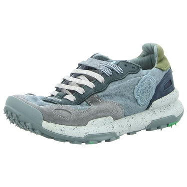 Satorisan - Casual Sneaker Herren - Chacrona Linen - Vintage Leder und Textil Sportschuhe Bequem, Nachhaltig und Dauerhaft - Farbe Vergri Blue - im Sale